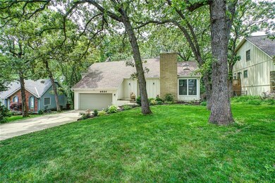 A lovely flat front yard.  The neighborhood is so 