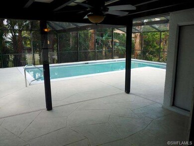 View of Pool from Covered Patio