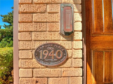 The original plaque from 1940 is still there!