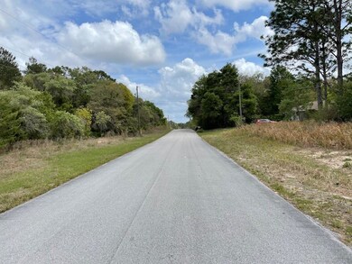 View of the street while standing in front of the 