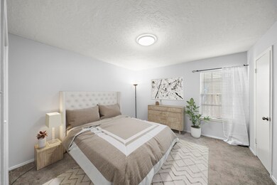Virtual staging and changing of carpet to show pot
