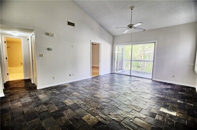 Living room with hallway to Bedroom 2 and Bathroom