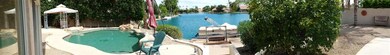 Panoramic View of Backyard