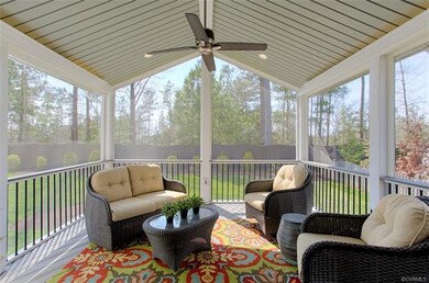 New Vaulted Screened Porch added in 2018 with Trex