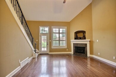 Spacious and sunny. Fireplace has as logs and TV n