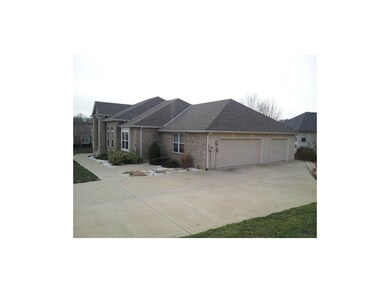 Huge double driveway with 3 car garage up, 4th in 