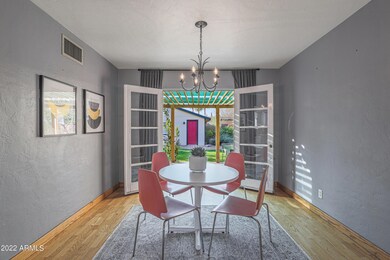Open French Doors