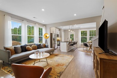 Great Room, Kitchen, and Dining are all open-conce