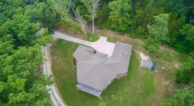 Aerial View of Home and Yard