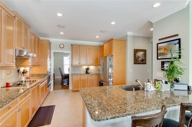 View of kitchen looking into the Dining room