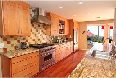 Completely remodeled kitchen, granite, custom oak 