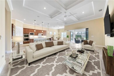 Vitually staged living area