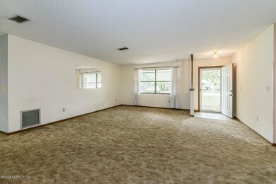 Living room from front door