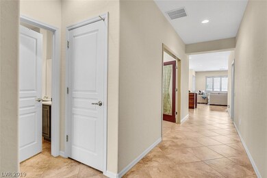 Entrance into foyer from the front door.