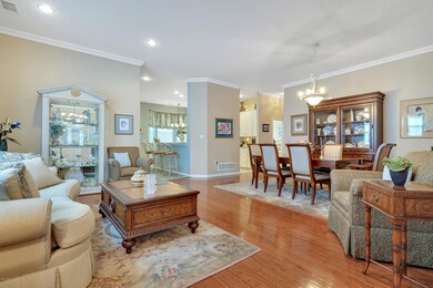 Living Room and Dining Room