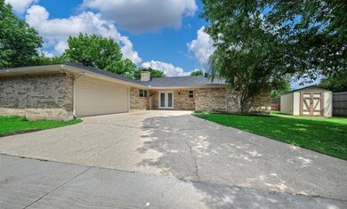 Large driveway