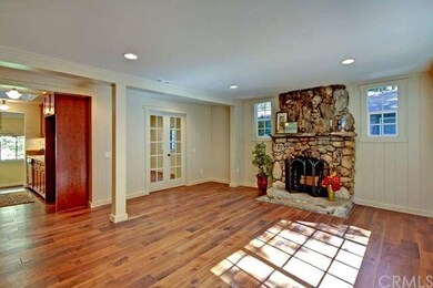 Living Room with Walnut Floor
