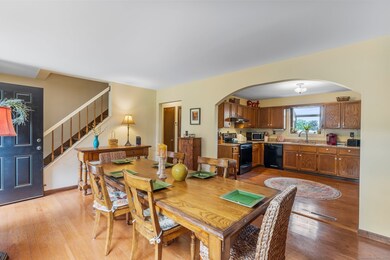 Open to kitchen