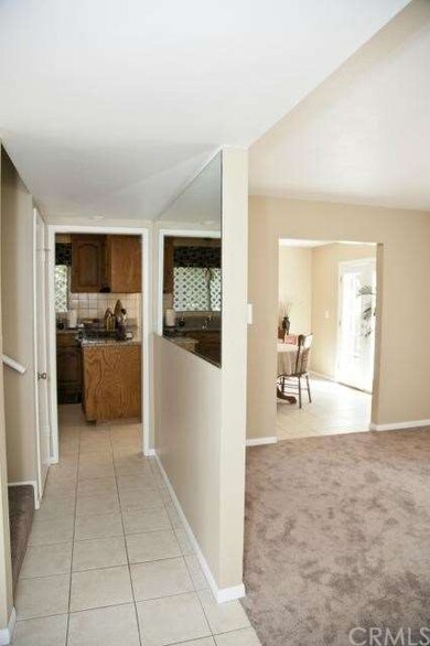 Hallway from front door to the kitchen or upstairs