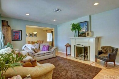 Living Room with fireplace and recessed lighting