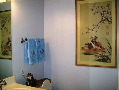 Pretty Downstairs Half Bath for Guests.  Home offe