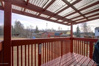 Back deck with mountain views!