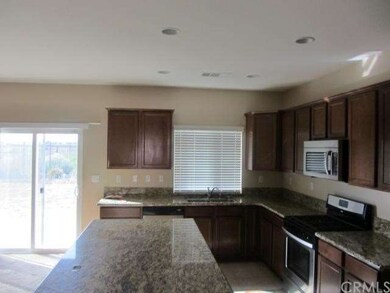 View of wonderful family kitchen showing island an