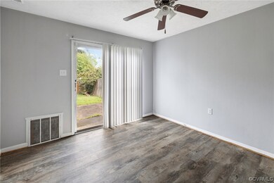 Dining room area featuring LVP flooring and ceilin