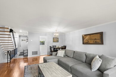 Open concept dining and family room