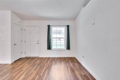 Entryway and living room