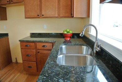 Kitchen with granite counter tops