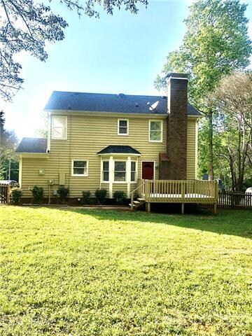 View of rear of home...