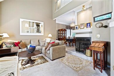 Formal Living Room open to the formal over sized D