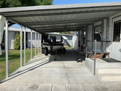 Wide carport