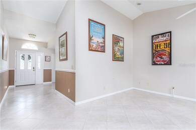 Entry way and part of family room