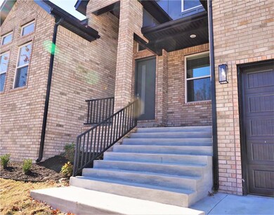 Extra wide steps gives a grand entrance feeling ri