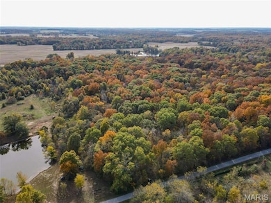 Aerial view of a large body of water