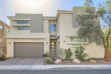 View of front of property featuring stucco siding,