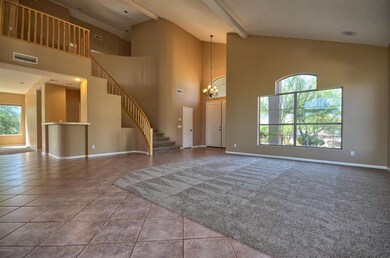 Spacious gathering of living/dining