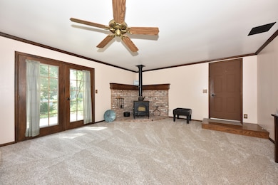 French Doors to Back Yard