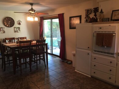 With the open kitchen/dining room combination, you