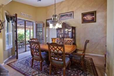 DINING ROOM W/ FRENCH DOORS TO PATIO