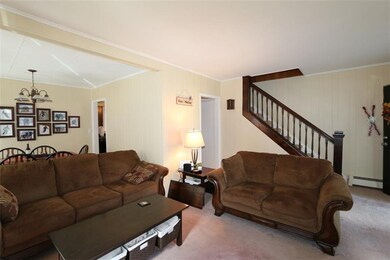 Look at that beautiful wooden banister on the stai