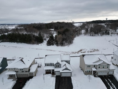 Aerial view with private backyard