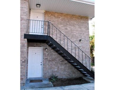Stairwell. Rear Apartments