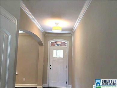 Elegant lighting in foyer