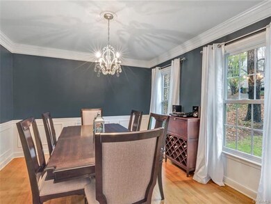 Large Dining Room, Wainscotting and Hardwoods