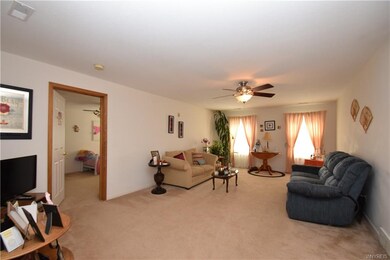 Upper Living Room w/bedroom that has 2 large close