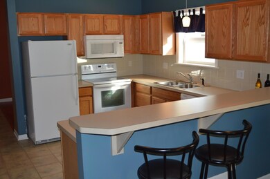 Spacious eat-in kitchen