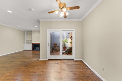 Slide open the brand-new patio door and step onto